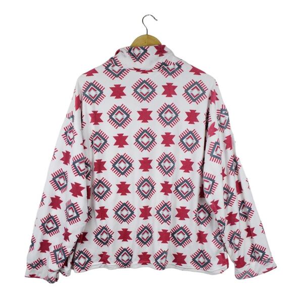 BearPaw Fleece Red 2 Piece Pajama Long Sleeve Top & Short Set Soft Cozy 2X NWT - Picture 4 of 10